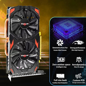 Tarjeta Grafica Surallow Rx 580 De 8 Gb, 2048sp