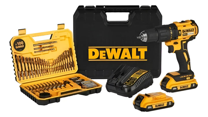 Taladro Percutor 1/2'' + Herramientas Dewalt Dcd7781s2a-b3 Amarillo/negro