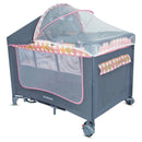 Cuna Corral Bebé Con Mecedora + Cambiador Magic Bebesit Con Ruedas