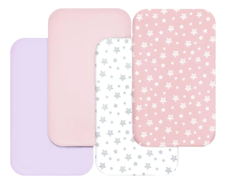 Sabanas De Moises Para Bebes Ninos Y Ninas, Paquete De 4 (33