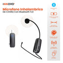 Microfono Conferencia Diadema Bluetooth 5.0 Con Adaptador Jack 3.5 Corporativa