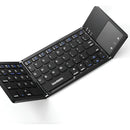 Mini teclado Bluetooth plegable ultrafino con panel táctil Genérica B033 Gris oscuro