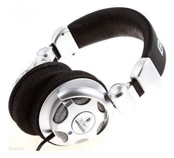 Fone de ouvido over-ear Behringer HPX2000 plateado e negro