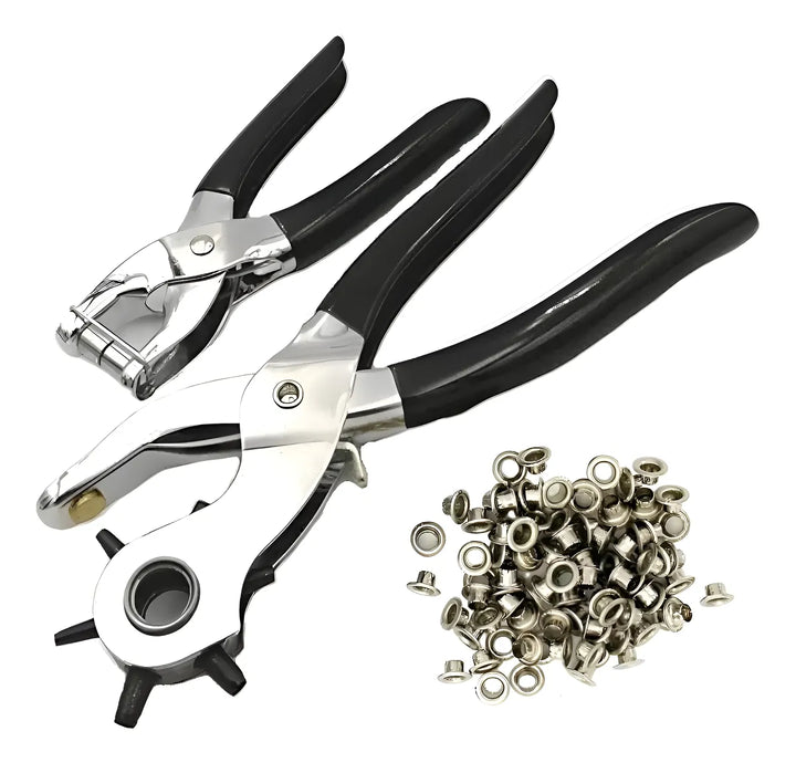 Alicate Sacabocado Remachadora Utustools ALS01 Ojales 4.5mm Cuero Mango Ergonómico