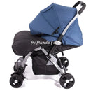 Coche de paseo Ebaby KUPER Coche Cuna azul