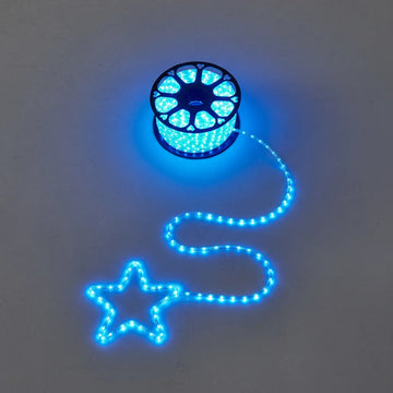 Manguera Led 3 Vias Luces Navideñas X 3mt Azul