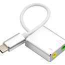 Tarjeta De Sonido Tipo C - Plug Microfono- Plug Audifonos