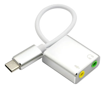 Tarjeta De Sonido Tipo C - Plug Microfono- Plug Audifonos