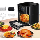Horno Y Freidora De Aire Swisshome 12 Litros Air Fryer Negro