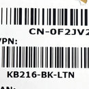 Teclado Dell KB216-BK-LTN QWERTY español color negro