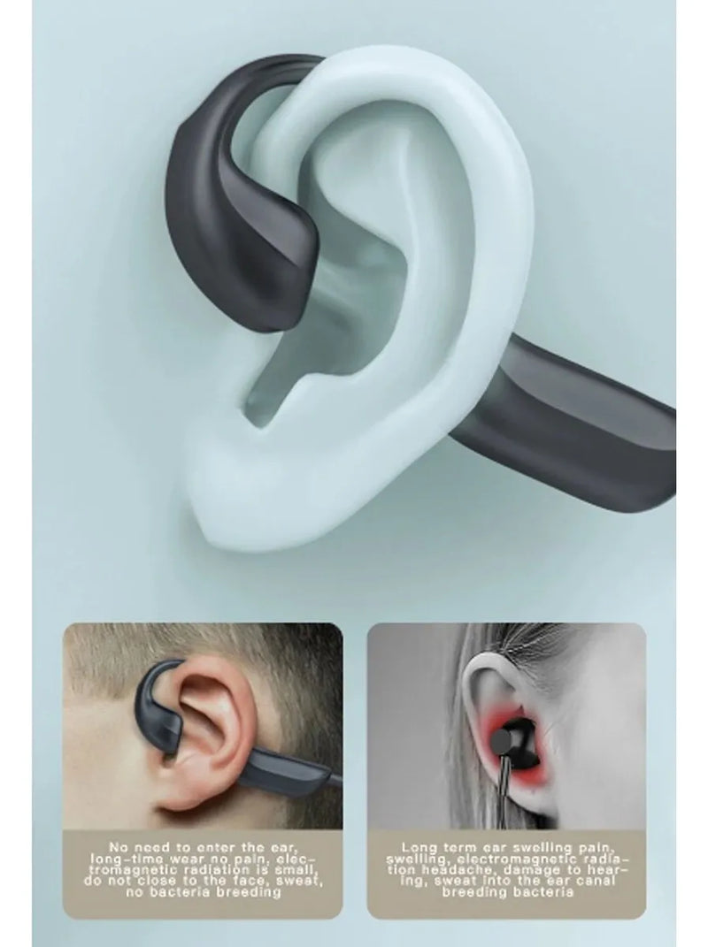 Auriculares Banda Deportiva Inalámbricos Conducción Ósea Negro