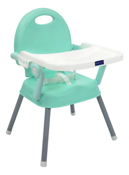 Silla Comedor Bebe 3en1 Happy Baby Azul Cp7000