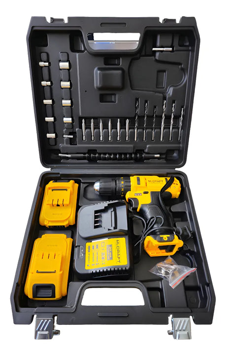 Taladro Atornillador Percutor Inalámbrico 24v Voltios 3/8'' Amarillo 50/60