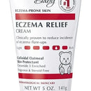 Eucerin Crema Baby Eczema Relief 141 g | Hidratante Hipoalergénica Sin Fragancia Bebé Piel Atópica Seca Sensible | Loción Dermatológica Suave Antipicazón Calmante Reparadora Avena Coloidal Alivio