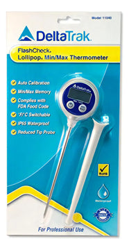 Deltatrak 11040 Flashcheck Lollipop Minmax Autocal Thermomet