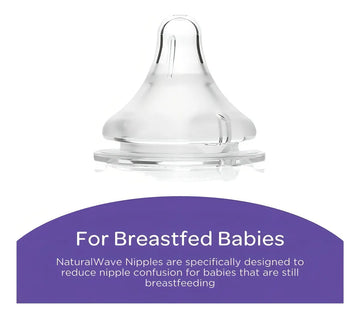 Set X3 Biberones Teteros Lansinoh 8oz Flujo Medio +3m Violeta Set Mamaderas 240 Ml