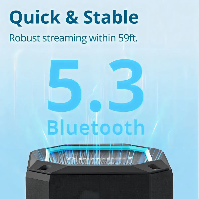 Parlante Tronsmart Groove 2 Groove 2 portátil con bluetooth waterproof negra