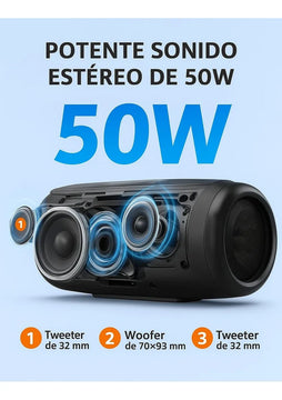 Tronsmart Mirtune S100 - Altavoz Bluetooth Portátil Negro