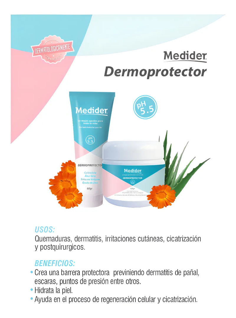 Medider Dermatológica - 120 g - Crema - Unidad - 1