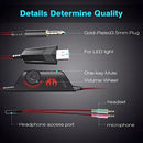 Fone de ouvido over-ear sem fio Kotion Gamer G2000 negro e rojo