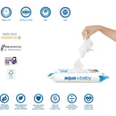 Toallitas Húmedas Aqua Baby 99.9% Agua 60 Unidades