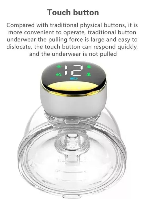 Extractor De Leche Materna Manos Libres Portátil Digital