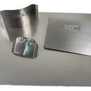 Tabla De Picar En Acero Inox Rectangular 50x30 Cm 2 Mm Lisa Plateado