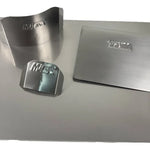 Tabla De Picar En Acero Inox Rectangular 50x30 Cm 2 Mm Lisa Plateado