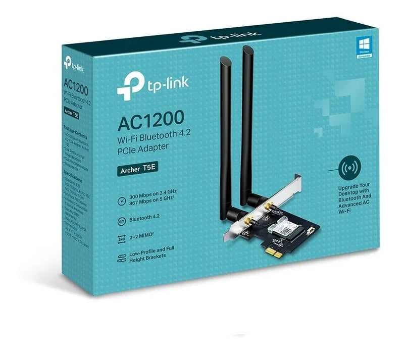 Placa De Red Inalambrica Tp Link Archer T5e Ac1200 Bluetooth