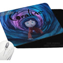 Pad Mouse Rectangular Coraline Y La Puerta Secreta 2 Negro