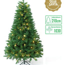 Árbol De Navidad 210 Cm 280 Led 1030 Ramas Dear Santa