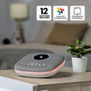 Parlante Recargable Fluss 12w Vta Con Ruido Blanco, Luces Le Color Gris
