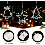 Steford Luces Navideñas Para Ventanas, 3 Piezas De Luces Led