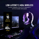 Fone de ouvido over-ear sem fio Corsair VOID RGB Elite Wireless CA-9011201-NA blanco