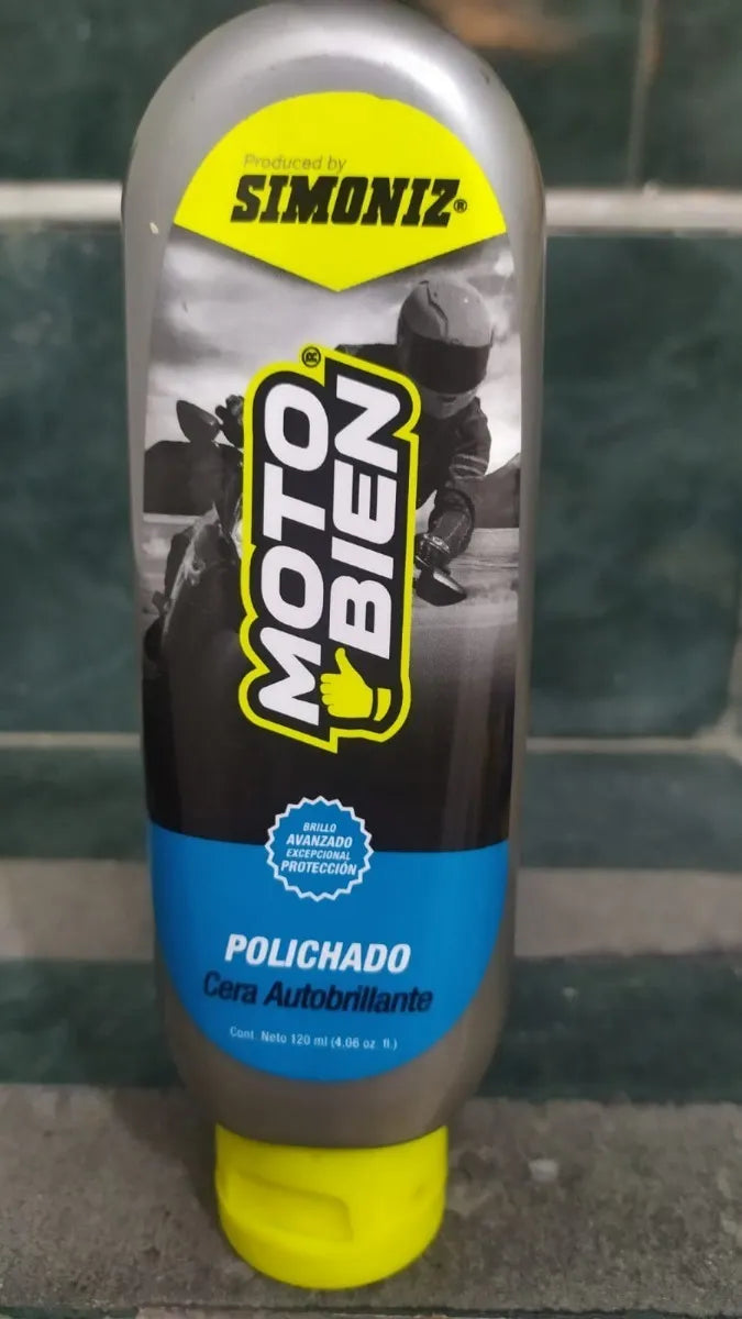 Cera Para Polichar Autobrillante Moto 120ml
