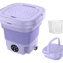 Lavadora Plegable Portatil, Mini Lavadora, Capacidad De 8 Li