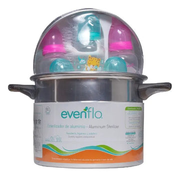 Esterilizador Aluminio Para 5 Teteros Evenflo