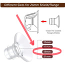 Convertidor Adaptador Tamaño 19 M M Extractor De Leche X 1