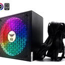 Fuente De Poder Gamer Rgb 450w 80+ Silver Psu-005 Rgb