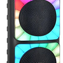 Torre Sonido Parlante Ndr-0202 Rgb 12 Pulgadas Negro