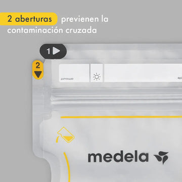 Medela Bolsas Almacenamiento Leche Materna 100 Unidades