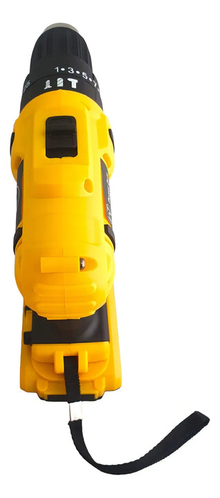 Taladro Percutor Inalambrico Wt Mandril 3/8 Color Amarillo Frecuencia 60Hz