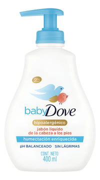 Dove Jabón Líquido Para Bebé 400ml
