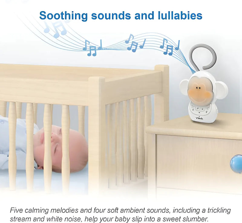 Monitor Vtech Audio Canciones De Cuna Y Lampara Portatil
