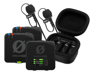 Micrófono Rode Wireless Pro Lapela para cámara de PC móvil Color Negro