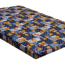 Colchoneta Antireflujo 100x60 En Tela Antifluido + Color Azul Osos Cariñosos