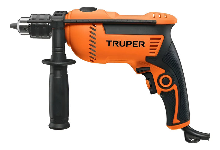 Taladro Percutor 1/2'' 750 W 3100 Rpm Truper 14658 Naranja