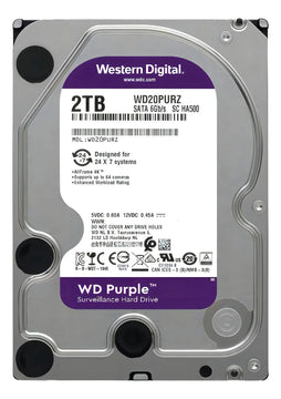 Disco duro interno Western Digital WD Purple WD20PURZ 2TB púrpura