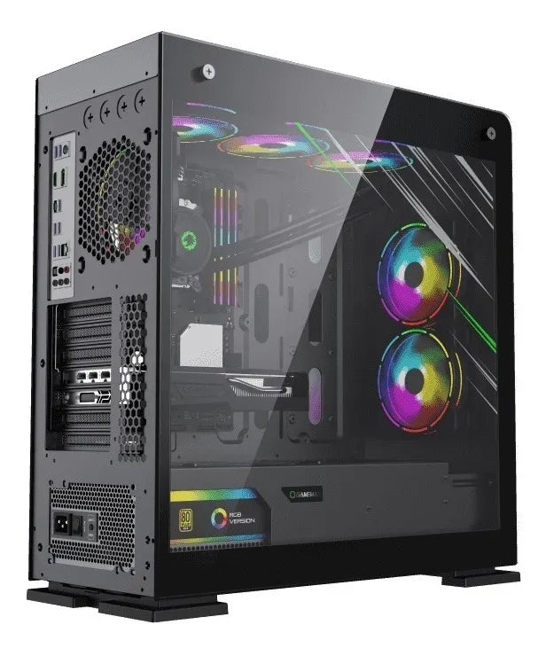 Chasis Gamer Gamemax Vega Pro Grey Verde