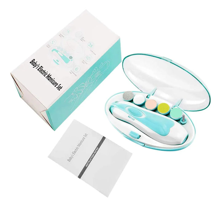 Yostyle Ausein Lima De Uñas Bebe Eléctrica Cortaúñas Pulidor Set De Manicura Y Pedicura